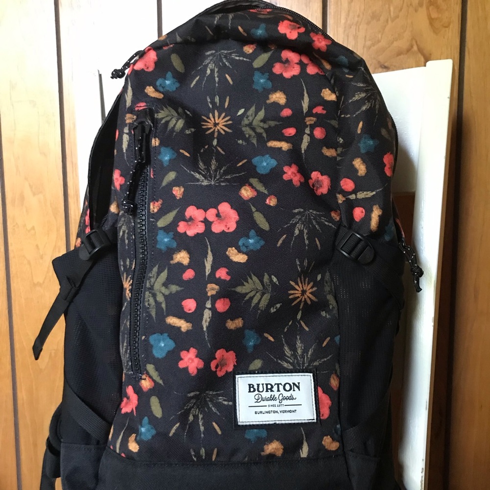 Burton floral backpack